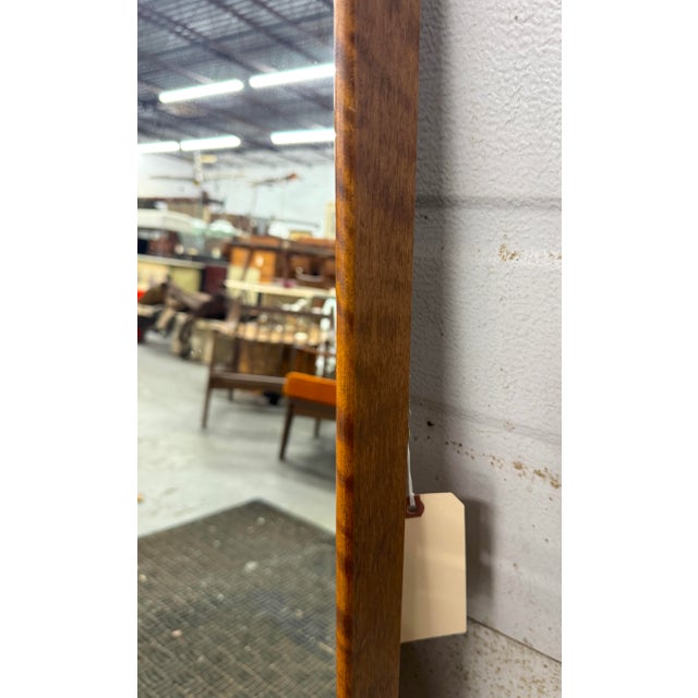 Wood Mid 20th Century Russel Wright for Conant Ball Wall Mirror For Sale - Image 7 of 12