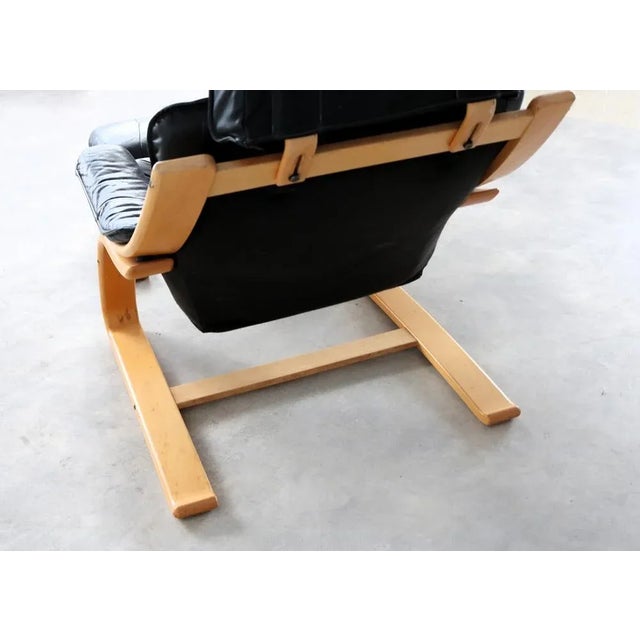 Wood Set of Vintage Lounge Chair with Ottoman from Skipper, 1970s For Sale - Image 7 of 11