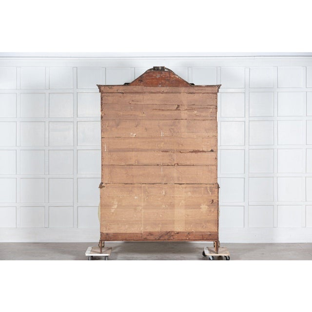 18th Century Dutch Painted Linen Press, 1750s For Sale - Image 18 of 18
