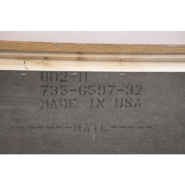 Broyhill Furniture Cherry Early American Traditional Style 67" Triple Door Dresser 735-6597-32 For Sale - Image 15 of 15