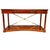 A stately console table is from the Medallion Collection by Ethan Allen in a Neoclassical / Federal / Regency Revival...