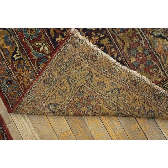 19th Century 19th Century Pair of S.E. Persian Kirman Laver Runner Carpets ( 2'6" x 15'4" ) For Sale - Image 5 of 7