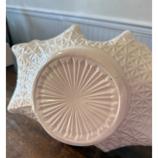 Original Hand-Painted 1975 Ceramic Basket For Sale - Image 10 of 18