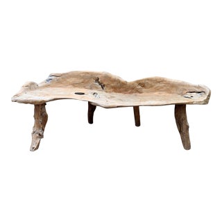 Organic Natural Teak Root Bench For Sale