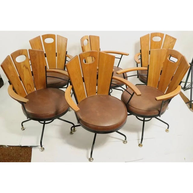 Mid Century Dining Armchairs by Richard McCarthy - Set of 6 For Sale - Image 9 of 10
