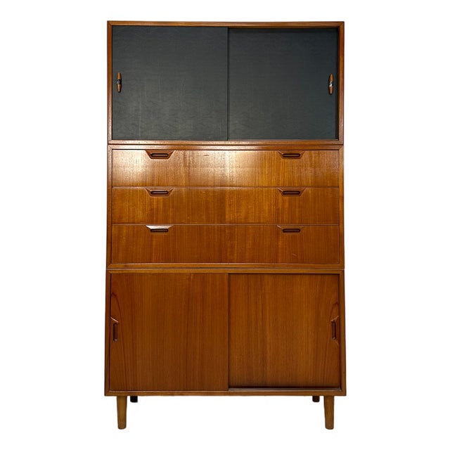 Mid-Century Danish Three-Piece Teak Cabinet, 1960s For Sale