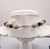 1960s Vintage 1960s Signed Napier Goldtone & Black Beaded Necklace For Sale - Image 5 of 9