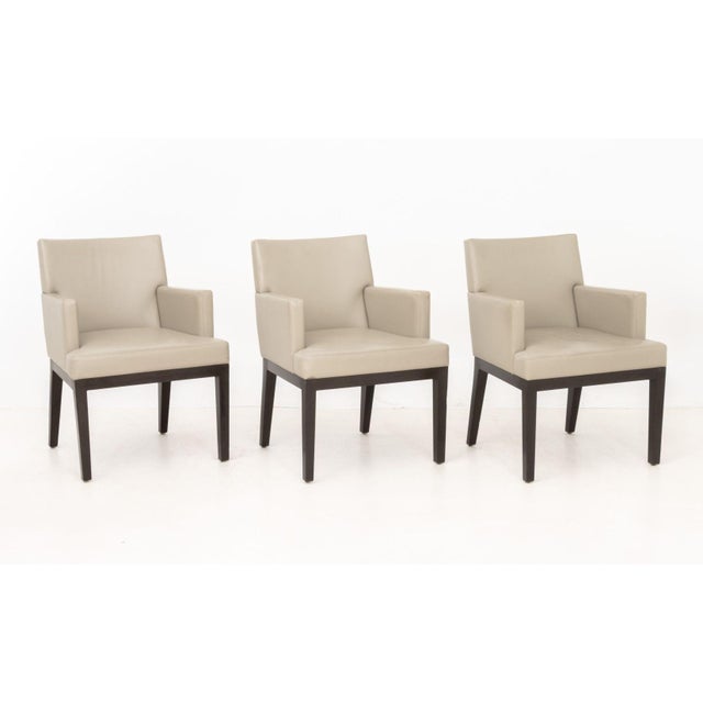 Contemporary Christian Liaigre Style Dining Chairs, 6 For Sale - Image 3 of 10