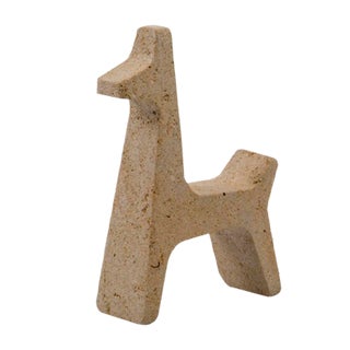 Safari Giraffe Figurine by Matteo Ragni for Pietre di Monitillo For Sale