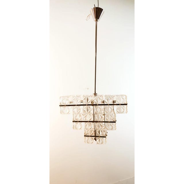 Square Glass Ceiling Light For Sale - Image 9 of 17