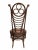Rattan and Wicker Boudoir Chair, Italy, 1900s For Sale - Image 6 of 12