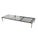 Mid-Century Hollywood Regency Faux Bamboo Coffee Table with Bronze Base, 1950 For Sale - Image 11 of 11