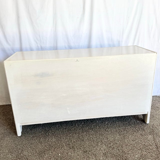 Boho Chic Wavy Pencil Reed Credenza For Sale - Image 10 of 10