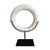 Marble Ring Sculpture on Stand For Sale In New York - Image 6 of 14