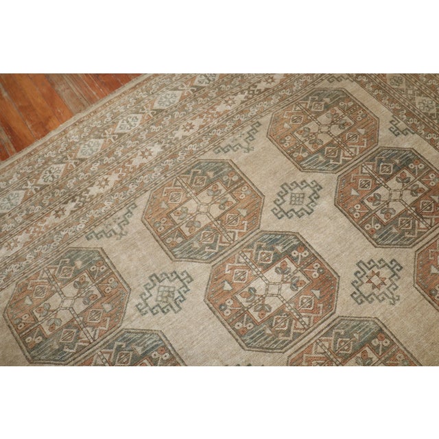 Vintage Large Zabihi Collection Afghan Tribal Ersari Rug - 10'7" x 14'11" For Sale - Image 9 of 12