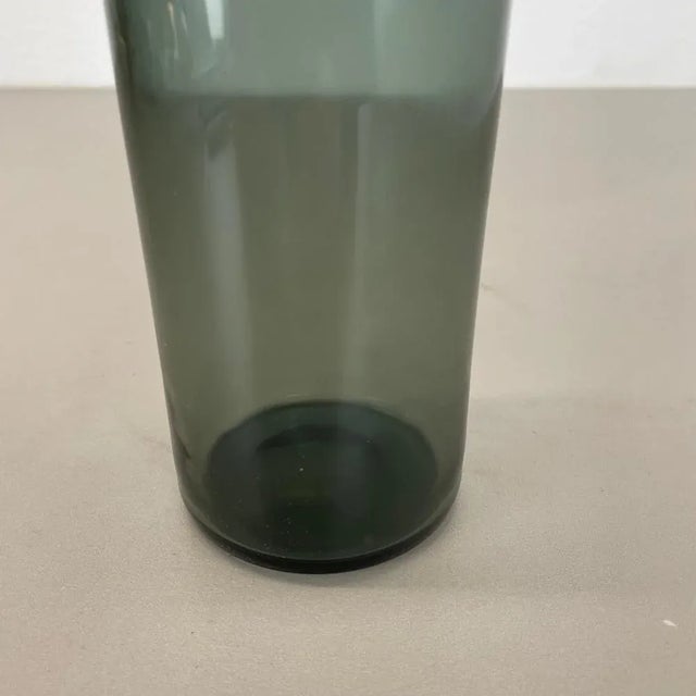 Green Green Glass Decanter by Saara Hopea for Nuutajärvi Notsjö, Finland, 1970s For Sale - Image 8 of 18