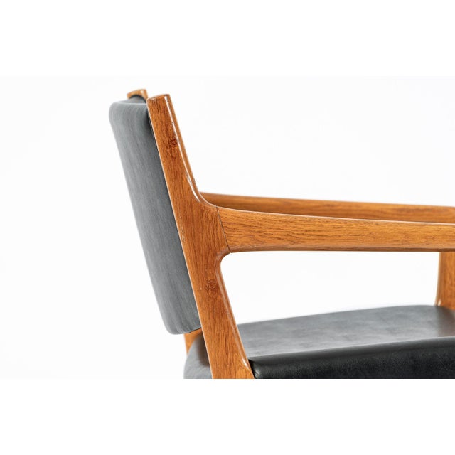 Hans J. Wegner Jh507 Oak Dining Armchairs for Johannes Hansen (Attr.), Set of 6, Denmark, Circa 1965 For Sale - Image 16 of 18