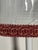 1990s 1990s Shabby Chic White Linen Lamp Shade With Red Gold Trim For Sale - Image 5 of 5