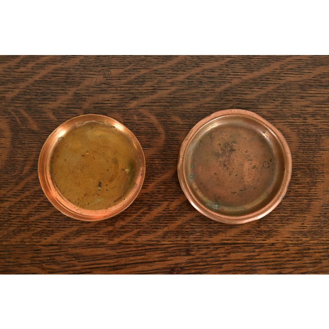 Early 20th Century Heintz Arts & Crafts Bronze Ashtray or Catchall For Sale - Image 5 of 8