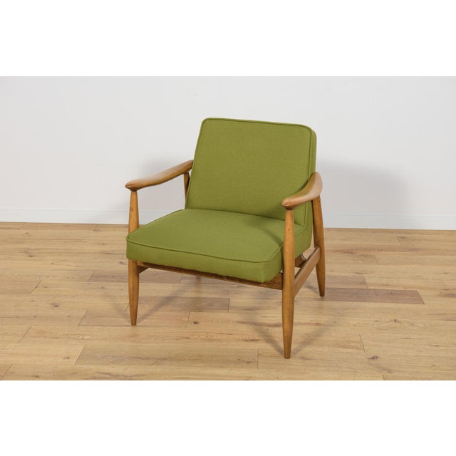 GFM-87 Armchair by Juliusz Kedziorek for Gościcińskie Furniture, Poland, 1960s For Sale - Image 18 of 18