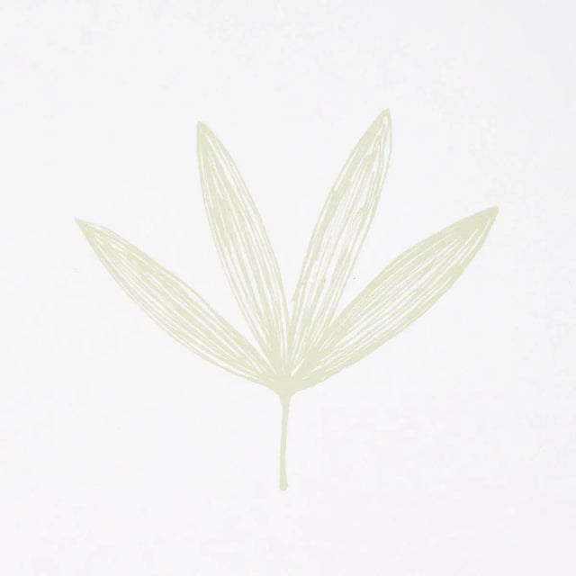 Modern Sample - Schumacher Rue Wallpaper in Green For Sale - Image 3 of 4