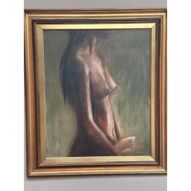 R. Wikheim, Nude Study, 1975, Oil Painting on Canvas, Framed For Sale - Image 18 of 18