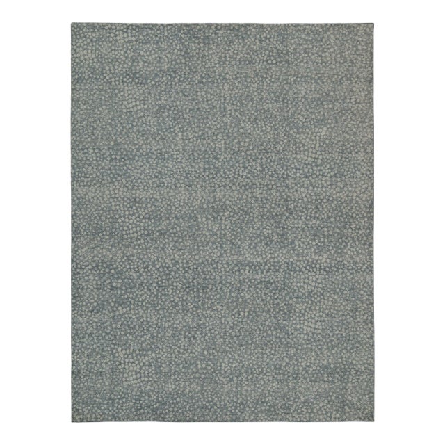 Rug & Kilim’s Spot Rug in Dusty Blue, 5x7 For Sale