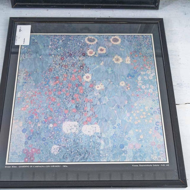 Gustav Klimt, Prints, 2000s, Wood, Framed, Set of 4, in Good conditions. Designed from 2000