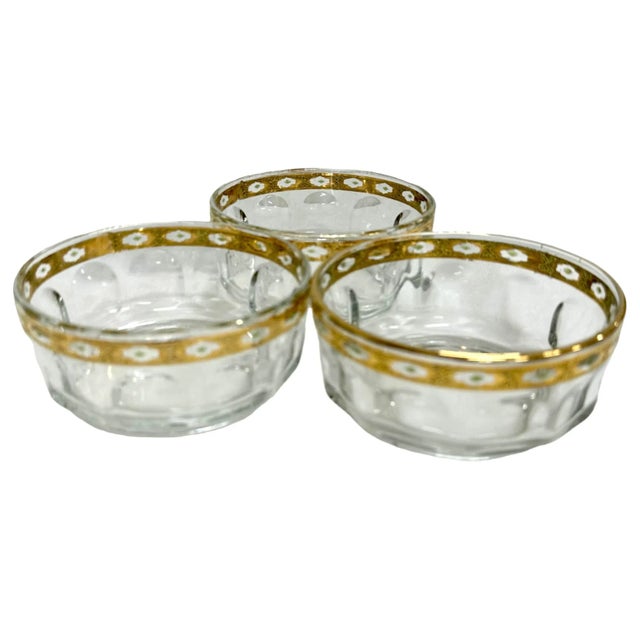Culver Ltd. Mid Century Modern Culver Valencia 22k Gold - 6 Piece Set For Sale - Image 4 of 9