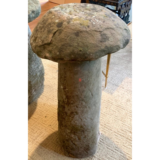 18th Century English Staddle Stone 'Mushroom' Garden Ornament For Sale - Image 4 of 10
