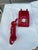1970s Red Rotary Phone For Sale - Image 4 of 7
