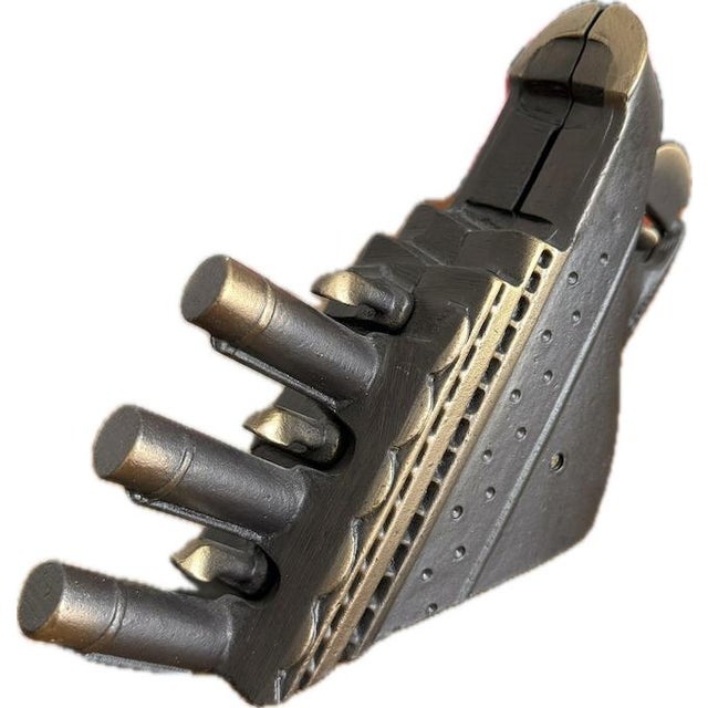 Vintage Scott Nelles Studio Cast Bronze Sinking Titanic Figural Money Bank For Sale In Charlotte - Image 6 of 12