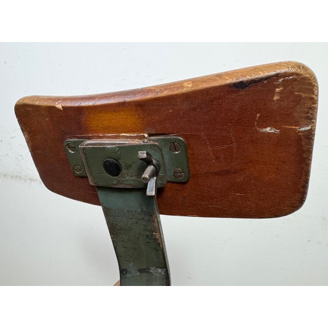 Industrial Factory Swivel Chair, 1950s For Sale - Image 17 of 18