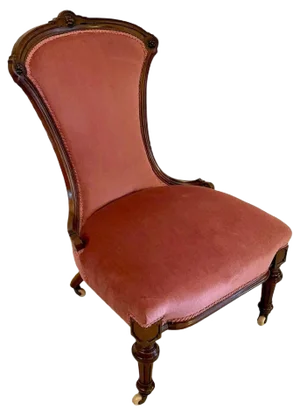 Antique Victorian Walnut Lady's Chair
