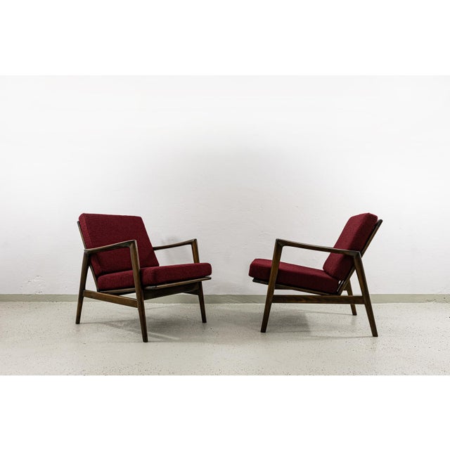 1960s Vintage Armchairs from SFM, Poland, 1960s, Set of 2 For Sale - Image 5 of 16
