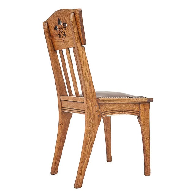 Art Nouveau Chairs by Léon Jallot, 1905, Set of 6 For Sale - Image 10 of 12
