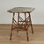 Antique English Bamboo and Grasscloth Table With a Bird Top For Sale - Image 14 of 17