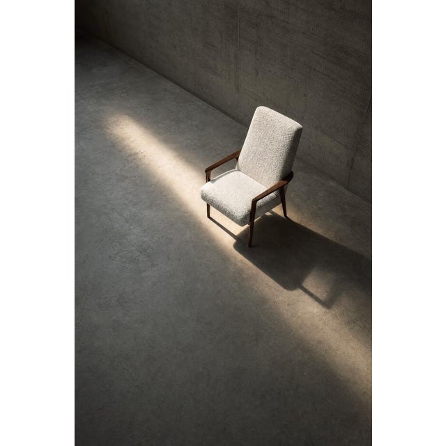Mid-Century Scandinavian Modern White Teak Armchair from Bröderna Andersson, 1960s For Sale - Image 9 of 18