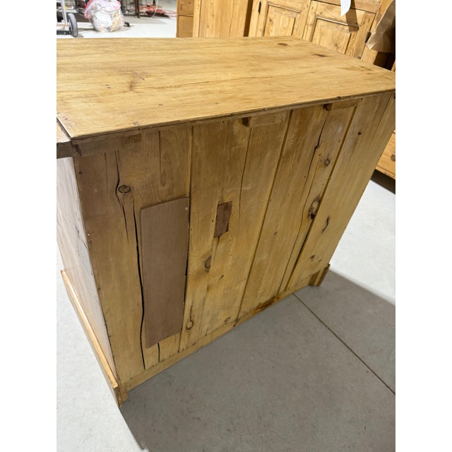 Antique Pine Three Drawers - Chest of Drawers From England For Sale - Image 17 of 18