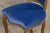 Antique French Louis XV Style Giltwood Dining Chairs in Cobalt Blue Velvet - Set of 6 For Sale - Image 15 of 17