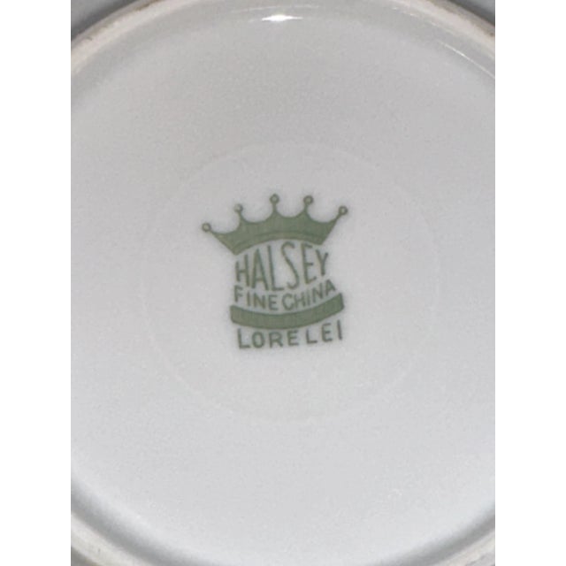 Vintage 1940’s Halsey Fine China Lorelei Ivy Pattern Sauce Bowl Chairish