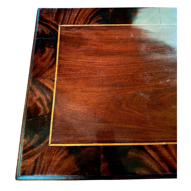 19th-Century Georgian-Style Mahogany and Brass Chest of Drawers For Sale In San Francisco - Image 6 of 14