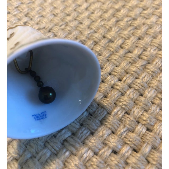 Vintage Porcelain Hand Painted Table Bell For Sale In Tampa - Image 6 of 8