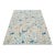 8x10Ft. Off White Blue Peacock Wool Rug, Hand Knotted Birds Garden For Sale