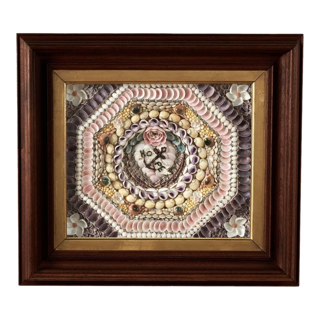 British Colonial West Indies Style Sailors Valentine For Sale