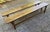 Rustic Oak Farmhouse Bench, 1950s For Sale - Image 15 of 18