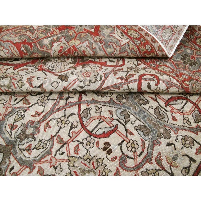 Galerie Shabab Collection Early 20th Century Persian Tabriz Carpet For Sale - Image 10 of 10