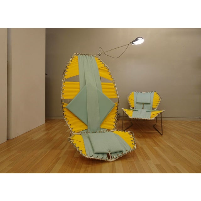 Patricia Urquiola 1990s Pair Patio Chaise Lounges For Sale - Image 4 of 13