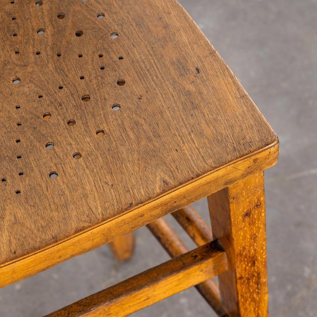 French Blonde Bentwood Dining Chair attributed to Marcel Breuer for Luterma, 1950s For Sale - Image 3 of 9