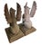 Pair of Monumental Neoclassical Cast Iron Winged Griffin Statues For Sale - Image 4 of 12